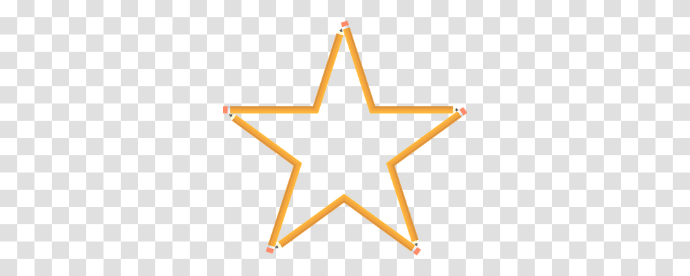 Pencil Education, Star Symbol, Bow Transparent Png