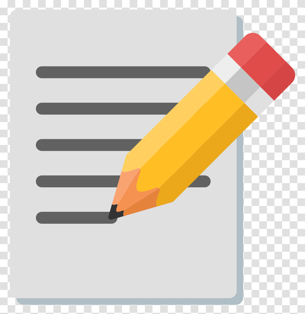 Pencil And Paper Essay Clipart Chart Frames Illustrations Paper Emoji, Hammer, Tool Transparent Png