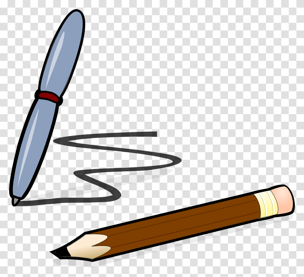 Pencil And Pen Clipart Transparent Png