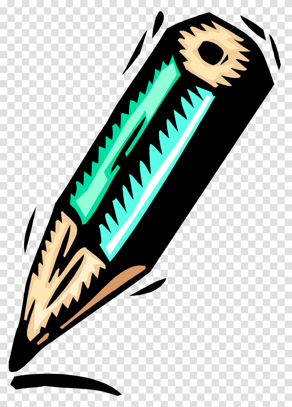 Pencil, Blade, Weapon, Weaponry Transparent Png