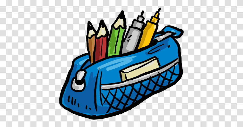 Pencil Case, Crayon Transparent Png