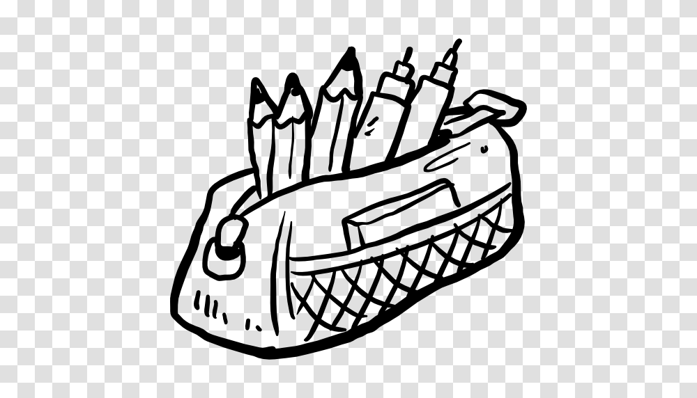 Pencil Case Icon, Apparel, Drawing Transparent Png