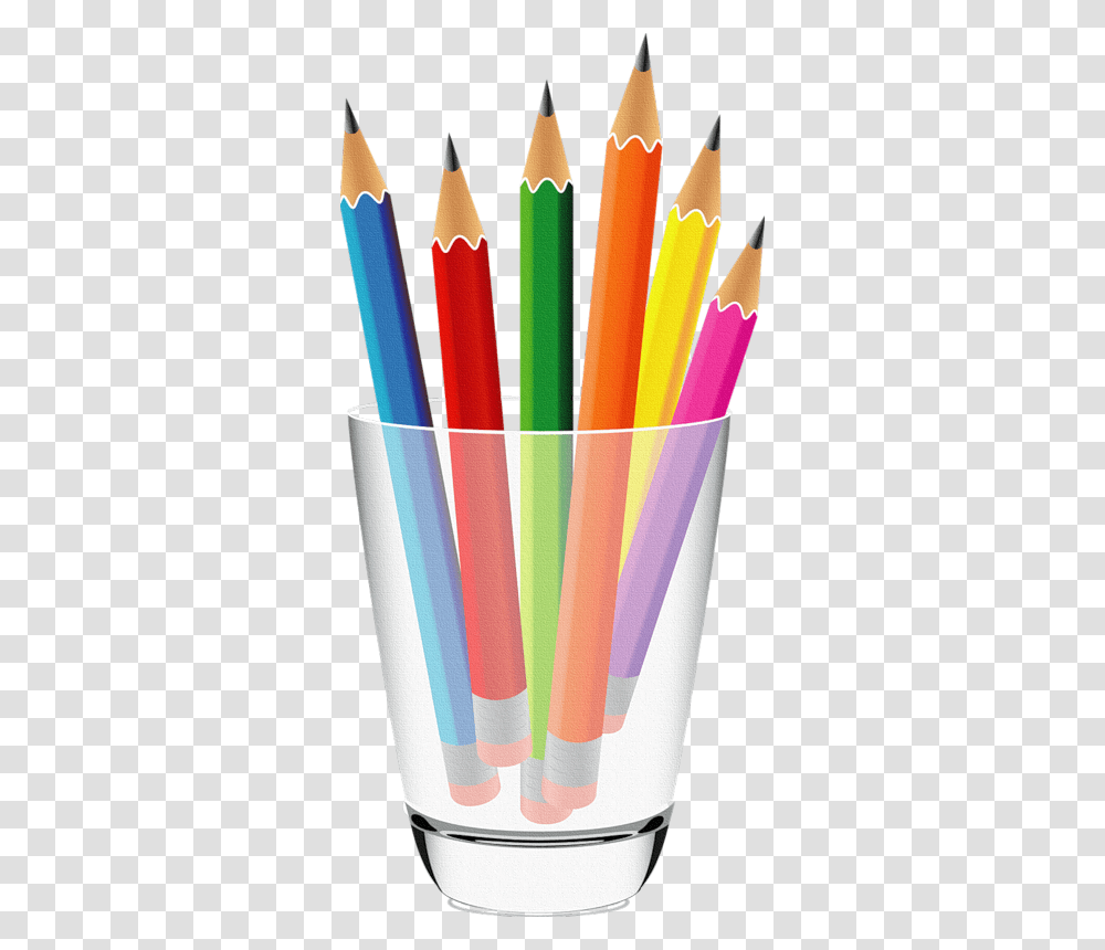 Pencil Cup Pencils Clipart, Toothbrush, Tool, File Transparent Png