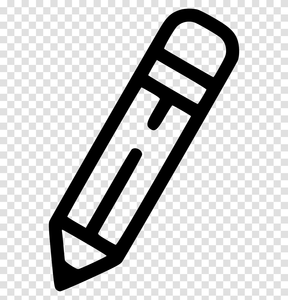 Pencil Edit Draw Design Eraser Pencil Icon, Whistle, Stencil, Crayon Transparent Png