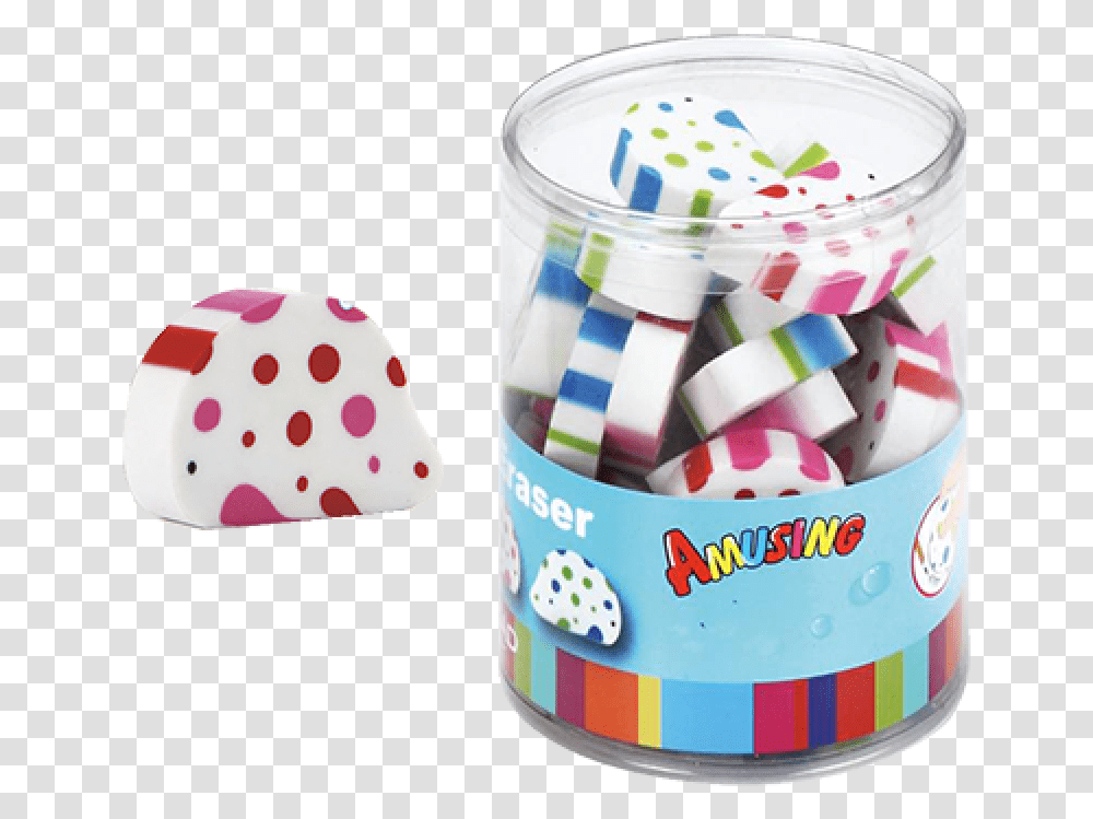 Pencil Eraser Amusing Download Polka Dot, Sweets, Food, Confectionery, Gum Transparent Png