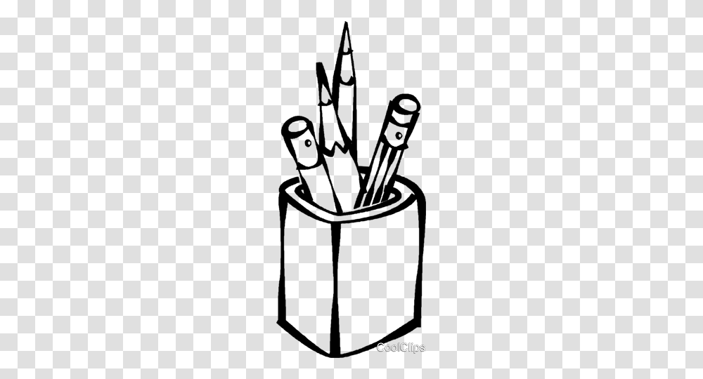 Pencil Holder Royalty Free Vector Clip Art Illustration, Leisure Activities, Musical Instrument, Utility Pole, Sport Transparent Png