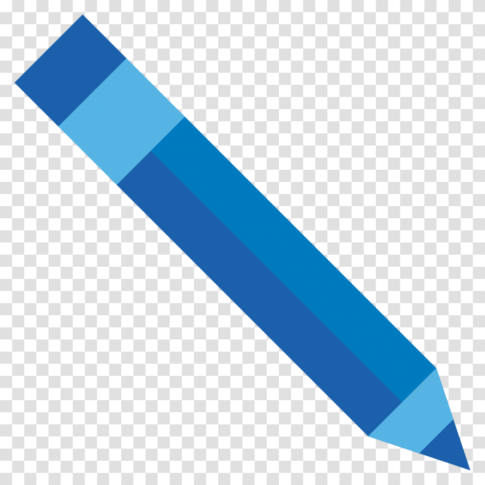 Pencil Icon White Flag With Blue Diagonal Stripe, Crayon, Marker Transparent Png