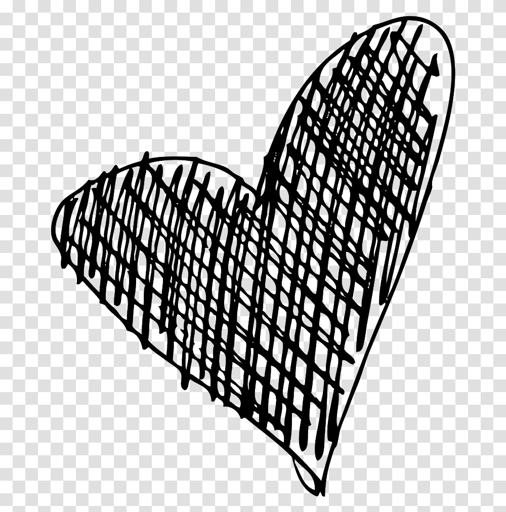 Pencil Scribble Scribble Heart, Rug Transparent Png