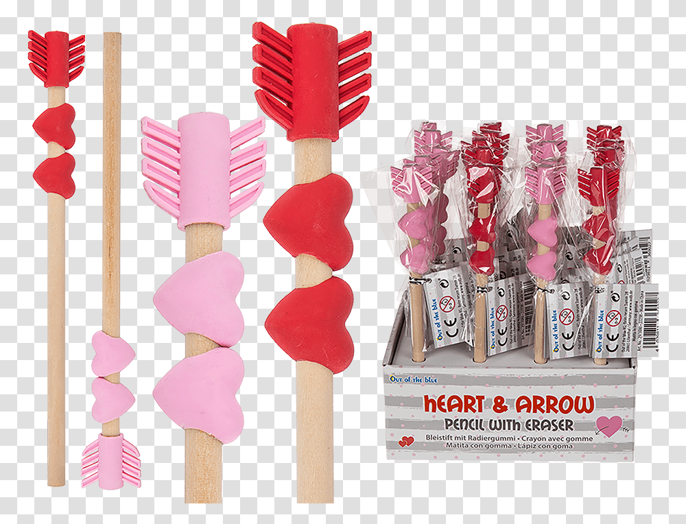 Pencil With Eraser Rose, Food, Candy, Sweets, Confectionery Transparent Png