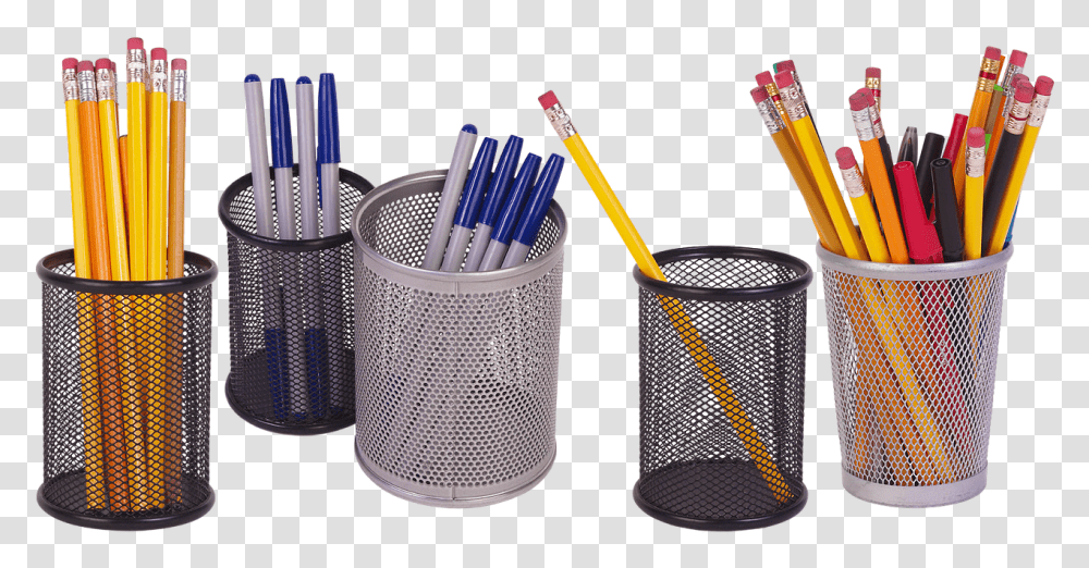 Pencils Pens Office School Business Education Paint Brush, Tool Transparent Png