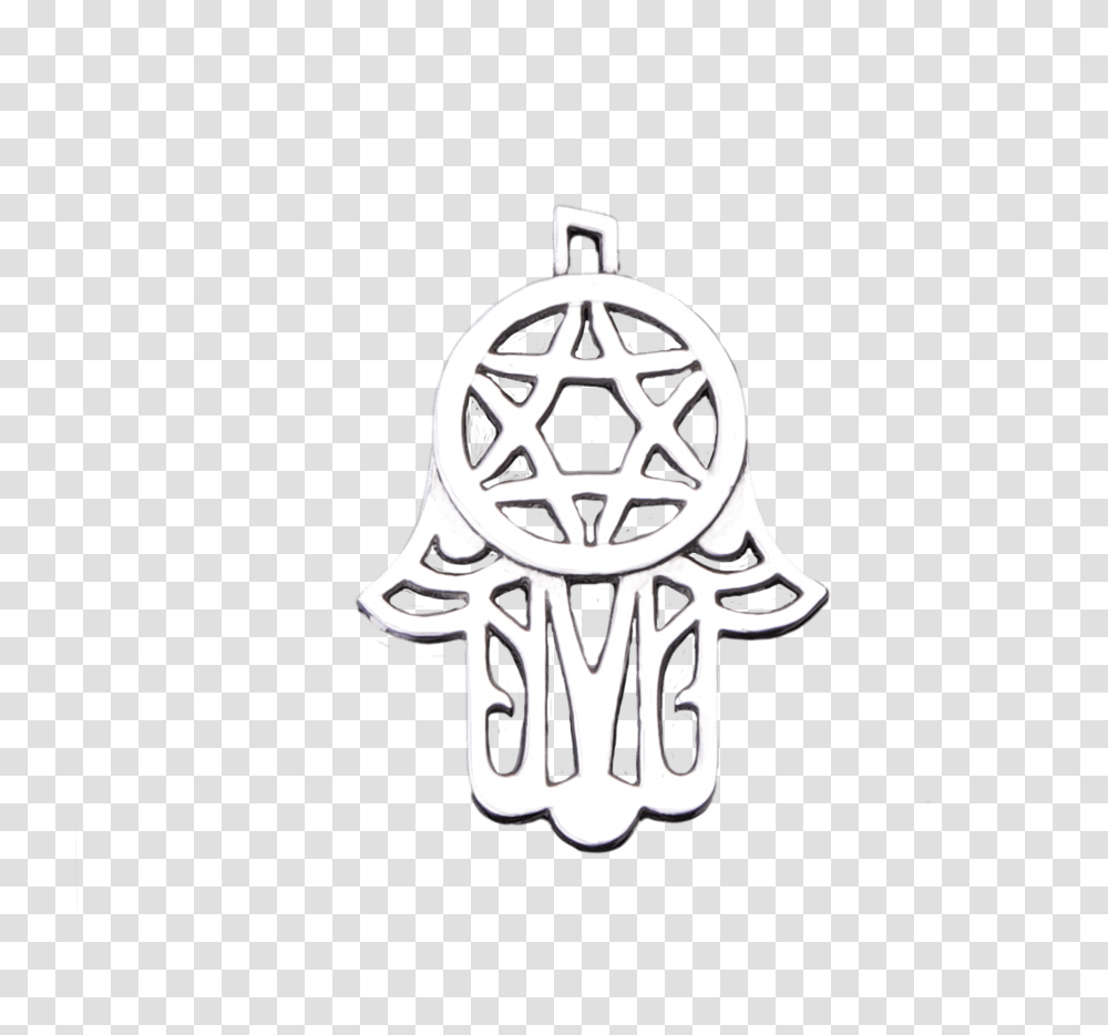Pendant With Ornament Stars Language, Symbol, Stencil Transparent Png