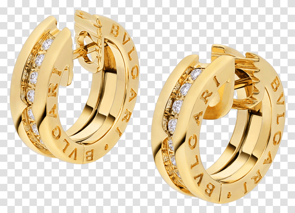 Pendientes Oro Bvlgari B Zero, Gold, Ring, Jewelry, Accessories Transparent Png