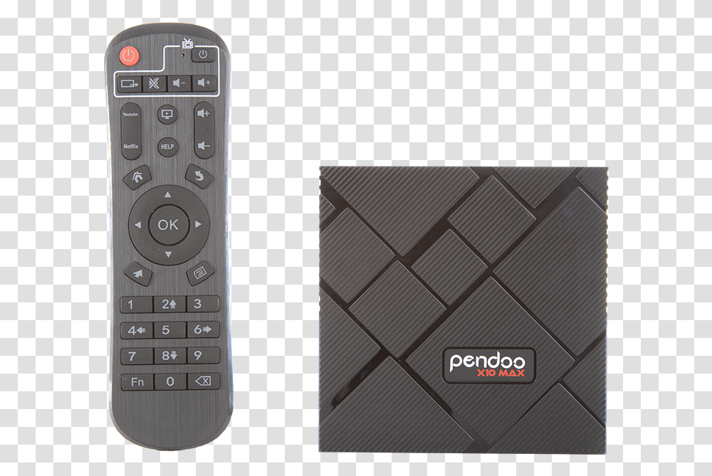 Pendoo X10 Max Android Tv Feature Phone, Remote Control, Electronics Transparent Png