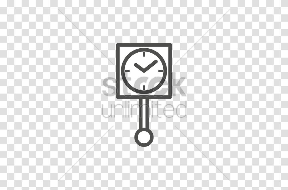 Pendulum Clock Icon Vector Image, Analog Clock, Light, Machine Transparent Png