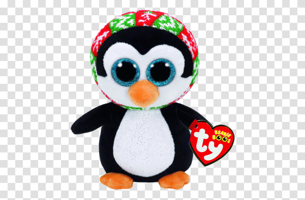 Penelope Xmas Penguin Beanie Boo Heather, Plush, Toy, Sweets, Food Transparent Png