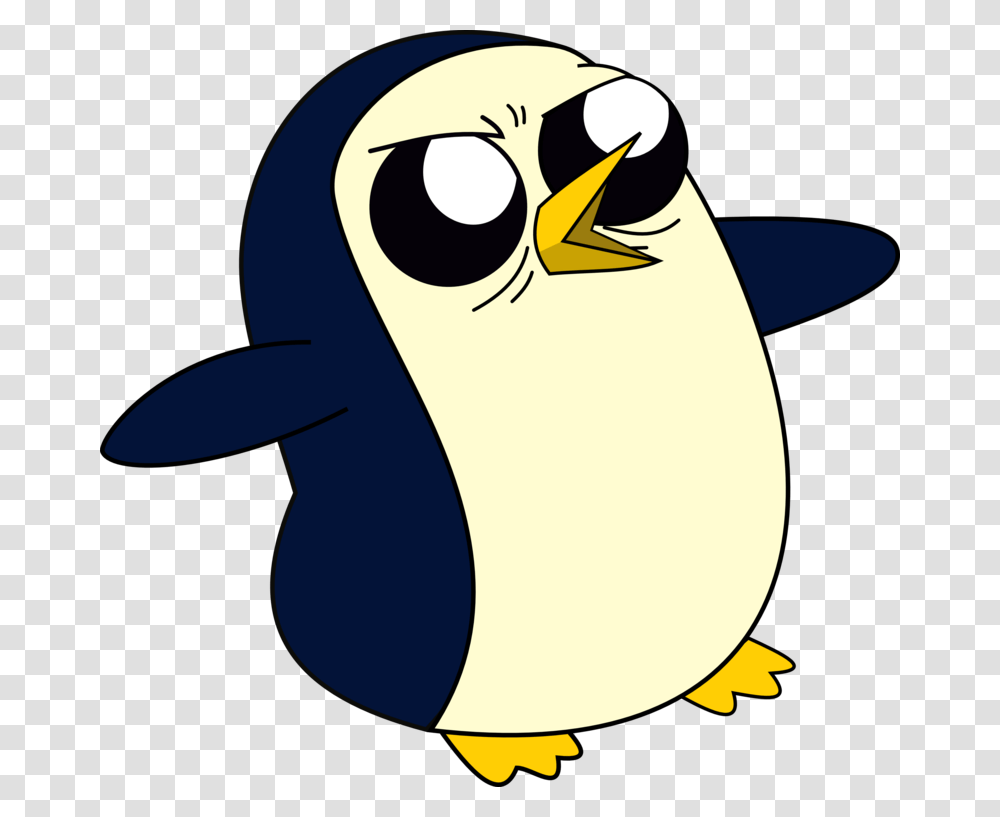 Penguin Angry Gunter Adventure Time, Bird, Animal, King Penguin Transparent Png