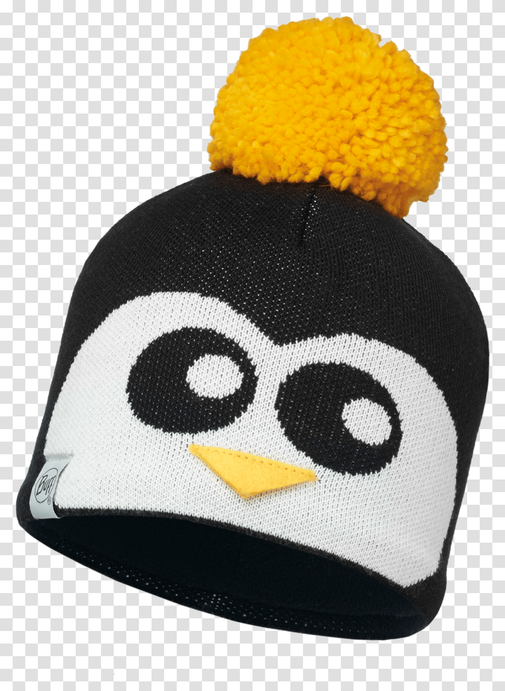 Penguin Blackblack Jnr Knitted Hat Penguin Hat Transparent Png