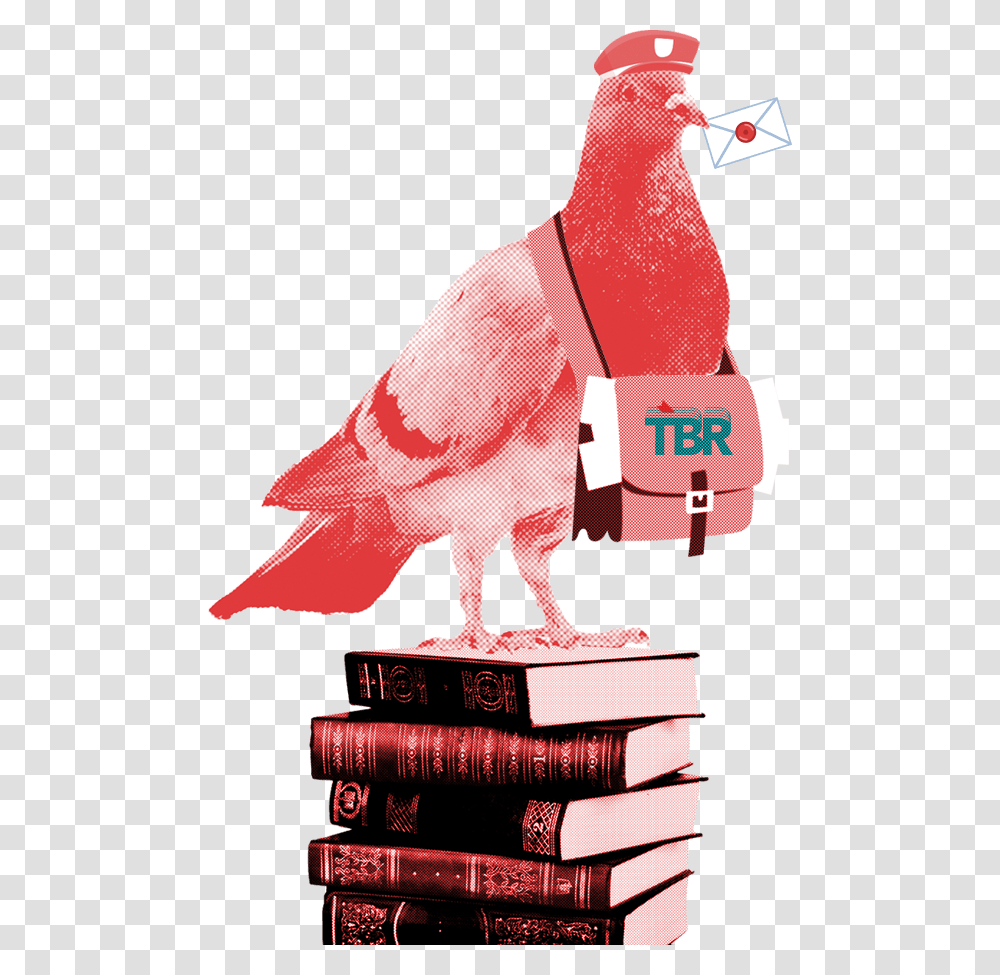 Penguin Books Pile Of Books Background, Logo, Trademark, Animal Transparent Png