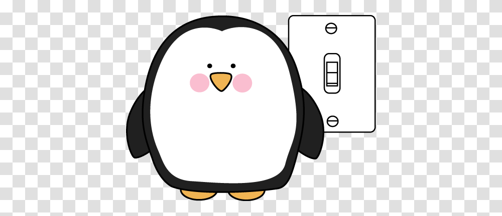 Penguin Classroom Lights Helper Clip Art Image, Bird, Animal, Switch, Electrical Device Transparent Png