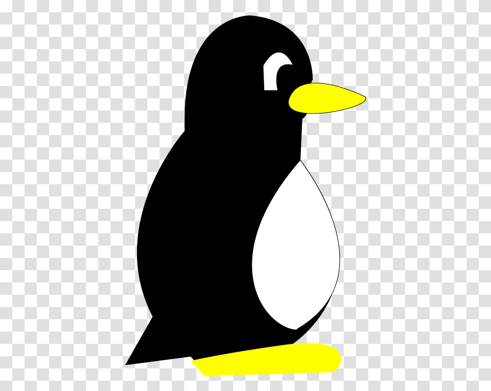Penguin Clip Art Side View Of A Penguin, Moon, Night, Astronomy, Outdoors Transparent Png