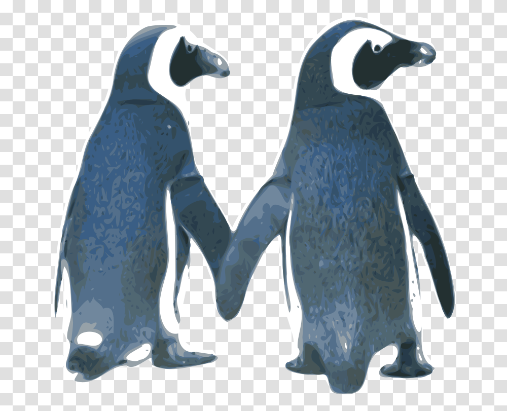 Penguin Couple 1 By, Nature, Bird, Animal, King Penguin Transparent Png