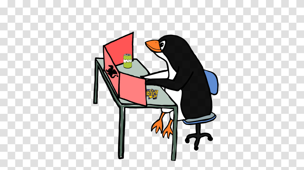 Penguin Dungeon Master, Person, Bird, Reading Transparent Png