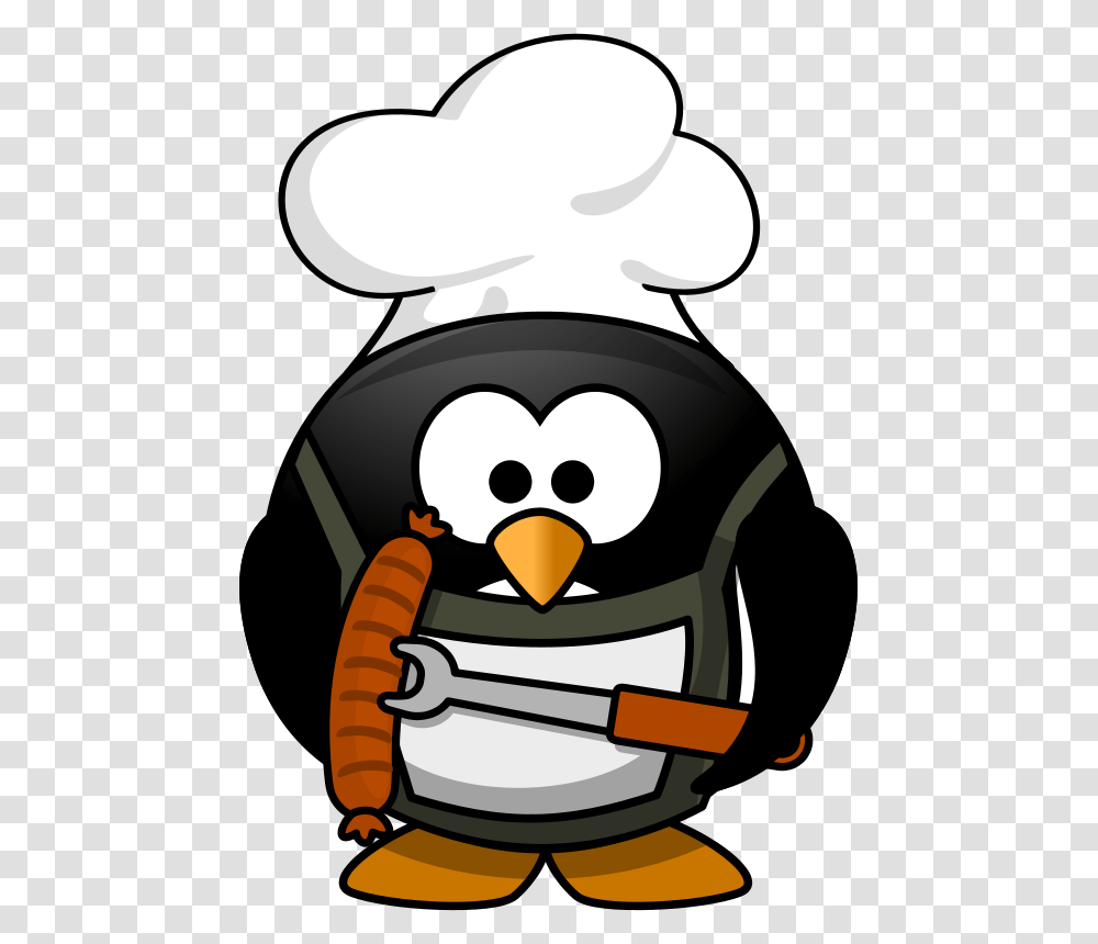 Penguin Grill, Animals, Helmet, Apparel Transparent Png