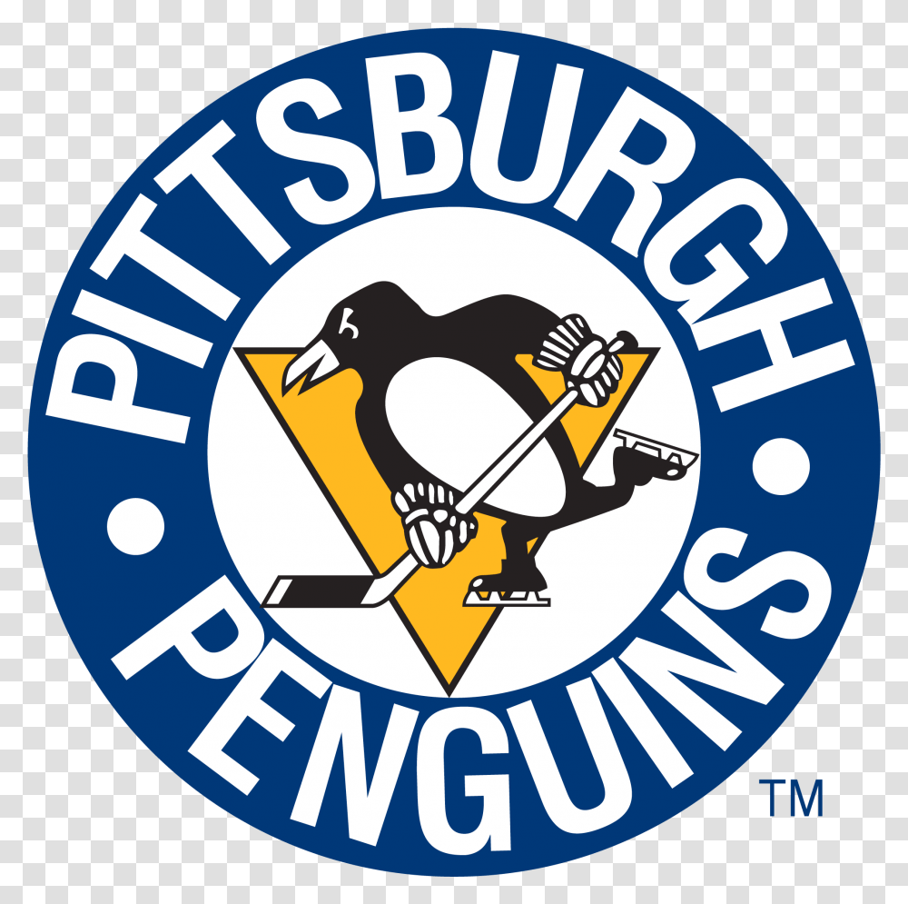 Penguin Hockey Team Logo, Label, Bird Transparent Png