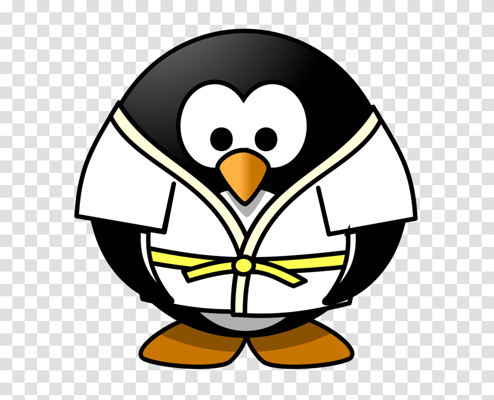 Penguin Judogi Karate Sport, Bird, Animal, Lamp, Angry Birds Transparent Png