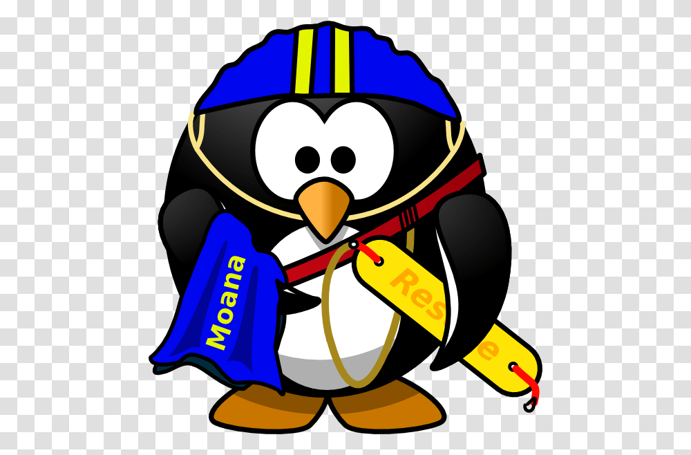 Penguin Lifeguard Clip Art, Helmet, Apparel, Bird Transparent Png