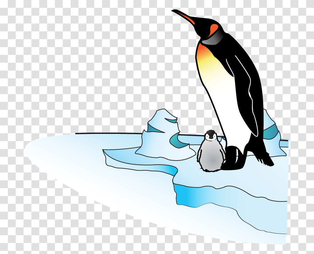 Penguin Mother With Baby, Bird, Animal, Person, Human Transparent Png