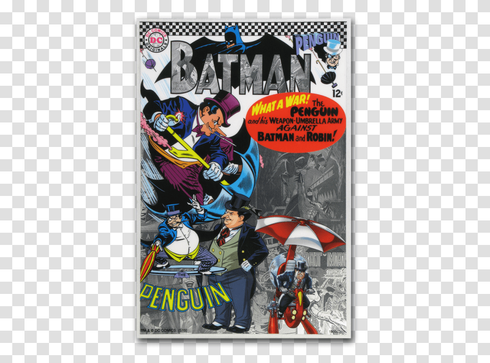 Penguin, Person, Poster, Advertisement, Batman Transparent Png