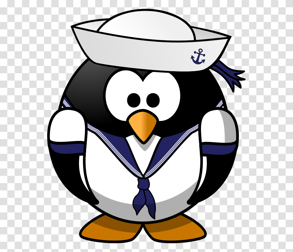 Penguin Sailor Clipart, Bird, Animal, Puffin Transparent Png