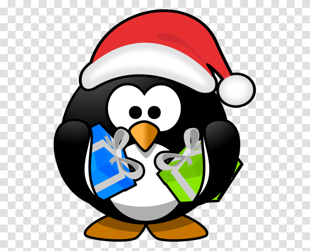 Penguin Santa Claus Christmas Santa Suit Drawing, Bird, Animal, Helmet Transparent Png