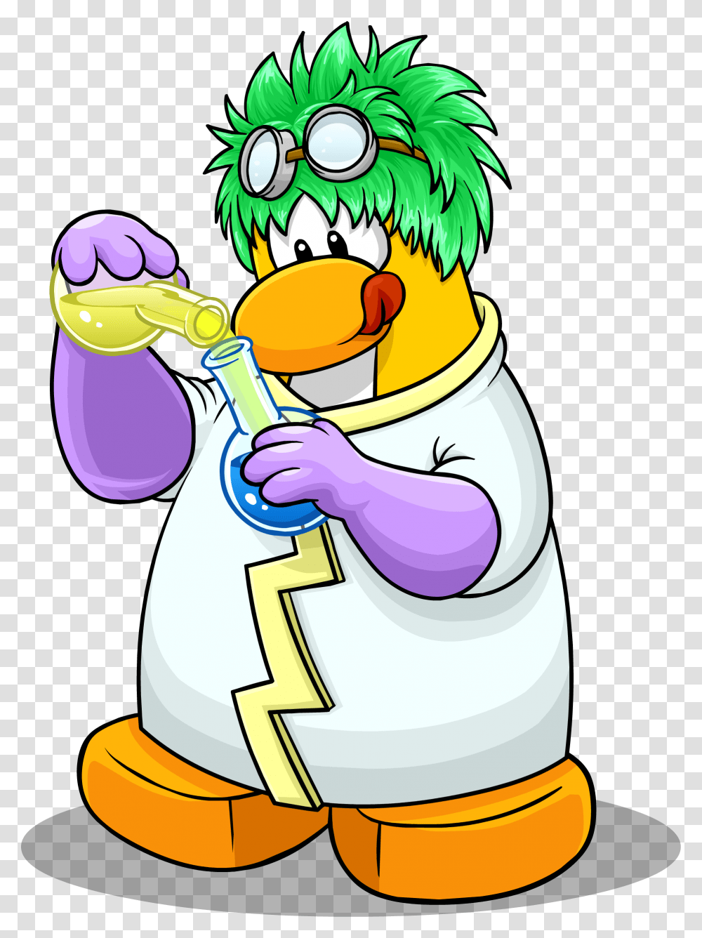 Penguin Scientist Clip Art, Cleaning Transparent Png