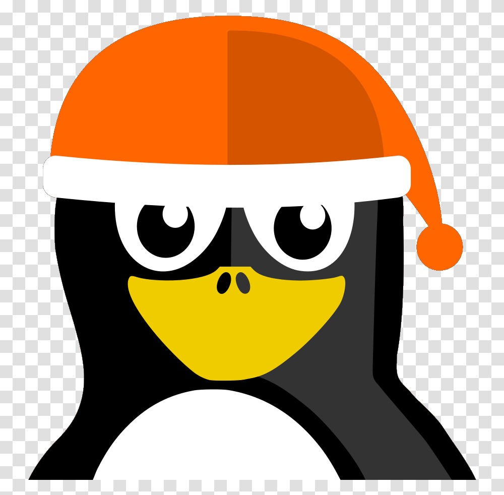 Penguin Wearing Winter Hat Svg Clip Art For Web Penguin With Crown Clipart, Clothing, Apparel, Helmet, Hardhat Transparent Png