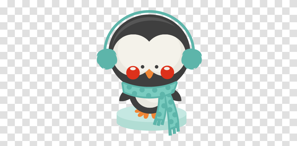 Penguin Winter Scrapbook Cute Clipart, Toy, Face, Chef, Rattle Transparent Png