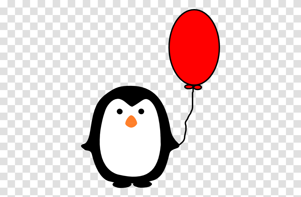 Penguin With Red Balloon Clip Art, Bird, Animal, King Penguin Transparent Png