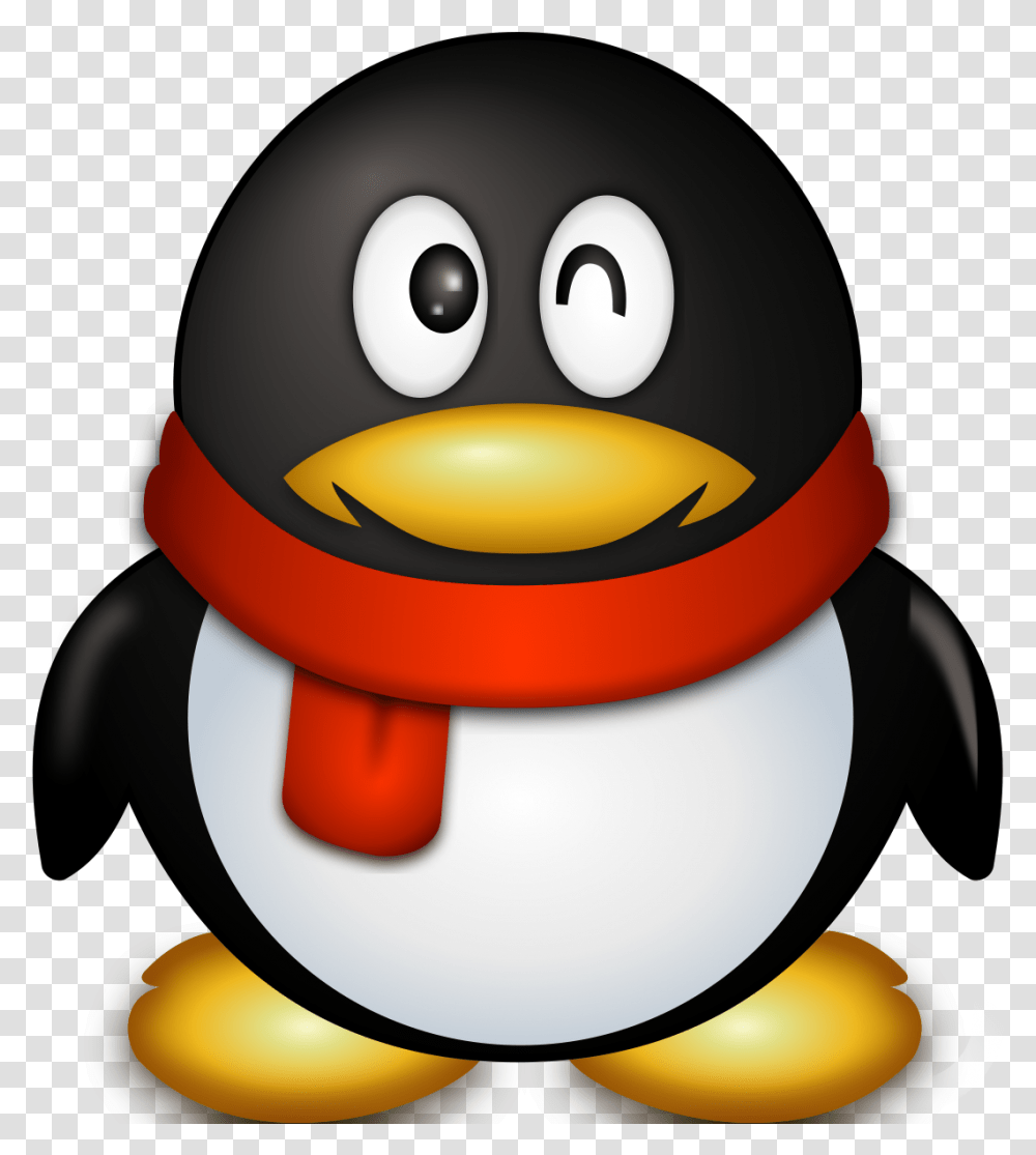 Penguin With Red Scarf Logo, Bird, Animal, King Penguin Transparent Png