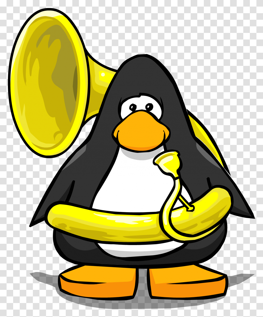 Penguin With Top Hat, Plant, Food, Fruit, Banana Transparent Png
