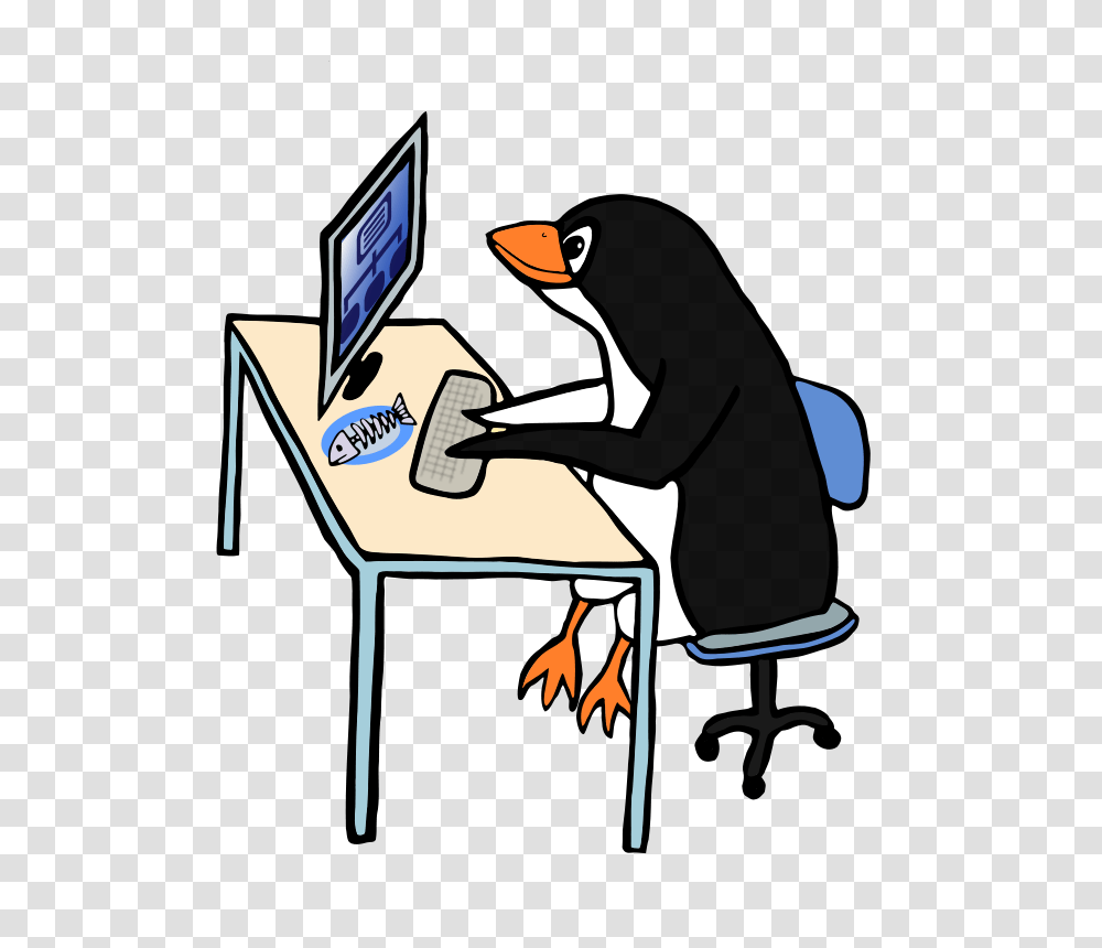 Penguinadmin, Tool, Standing, Person, Bird Transparent Png