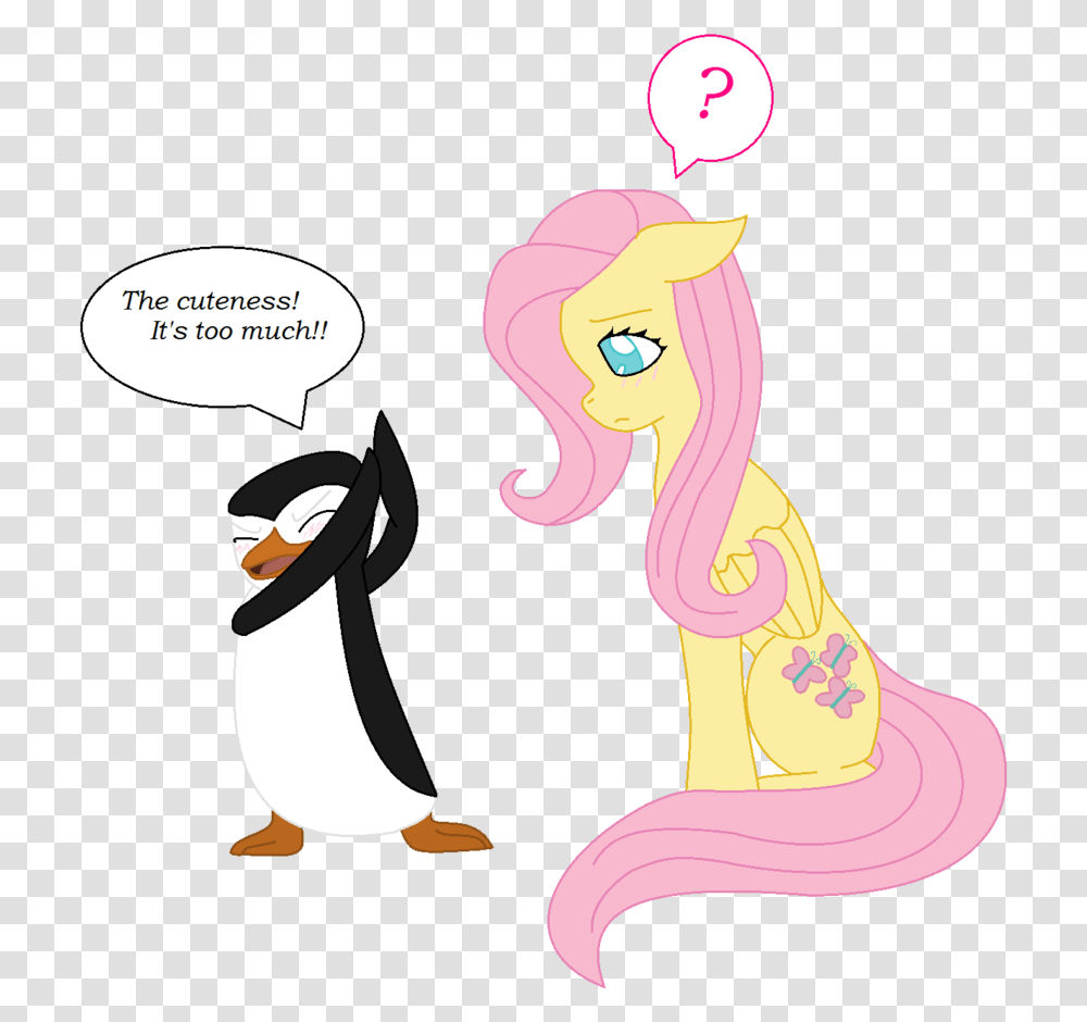 Penguins Of Madagascar Clipart Madagascar Name Fluttershy Is So Cute, Animal, Bird Transparent Png