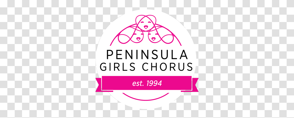 Peninsula Girls Chorus Peninsula Girls Chorus, Text, Label, Word, Clothing Transparent Png