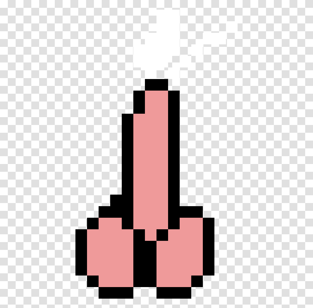Penis Clipart Cute Pixel Art Christmas, Cross, Symbol, Fork, Cutlery Transparent Png