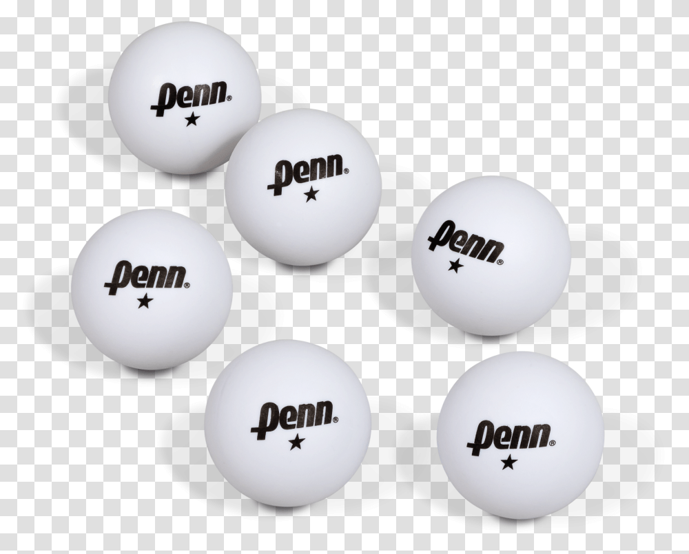Penn 40mm 1 Star White Table Tennis Balls Penn Tennis, Sport, Sports, Sphere, Ping Pong Transparent Png