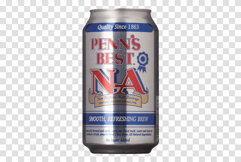 Penn S Best Non Alcoholic Beer Caffeinated Drink, Beverage, Tin, Bottle, Can Transparent Png