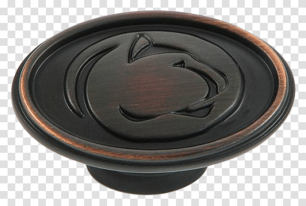 Penn State Cabinet Knob Psu In Oil Rubbed Bronze Saucer, Buckle Transparent Png