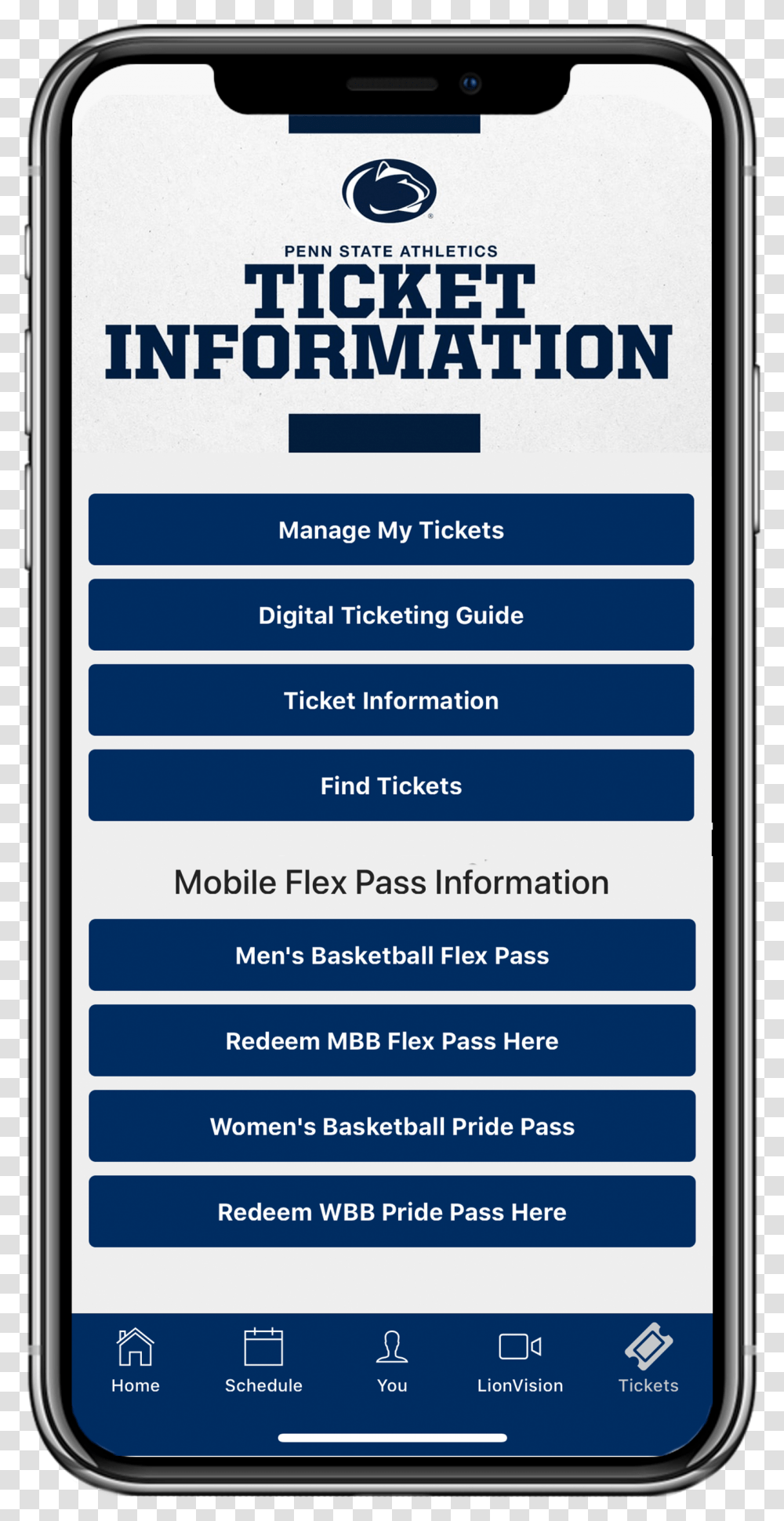 Penn State Tickets Phone, Mobile Phone, Electronics, Cell Phone Transparent Png