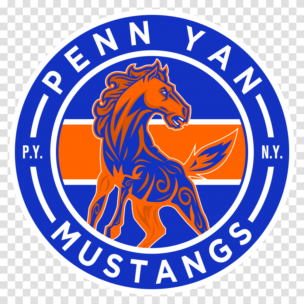 Penn Yan Academy Mustangs Football Penn Yan Ny Sblive Penn Yan Mustangs, Logo, Symbol, Trademark, Badge Transparent Png