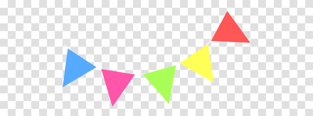 Pennant Banner Clipart, Triangle Transparent Png